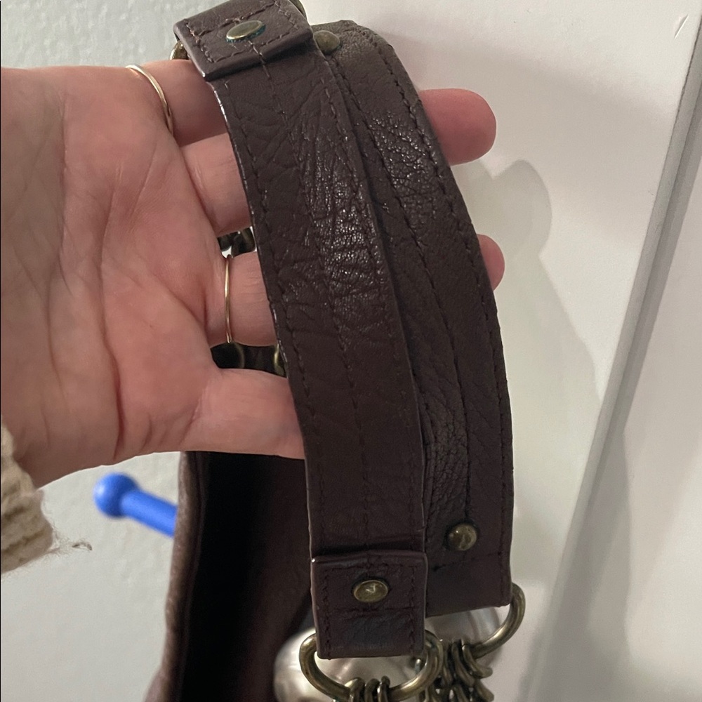 Romygold Brown Slasher Slouchy Hobo Shoulder Bag - Picture 6 of 10